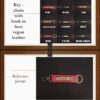 Vegan Leather Keychain