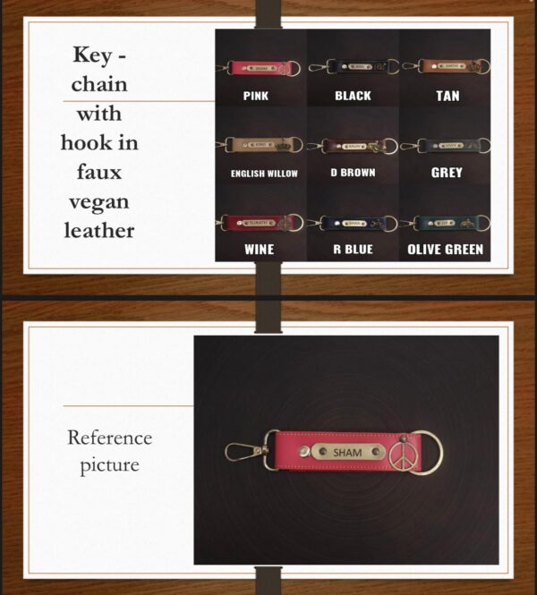 Vegan Leather Keychain