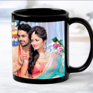 Personalized Black Ceramic Mug